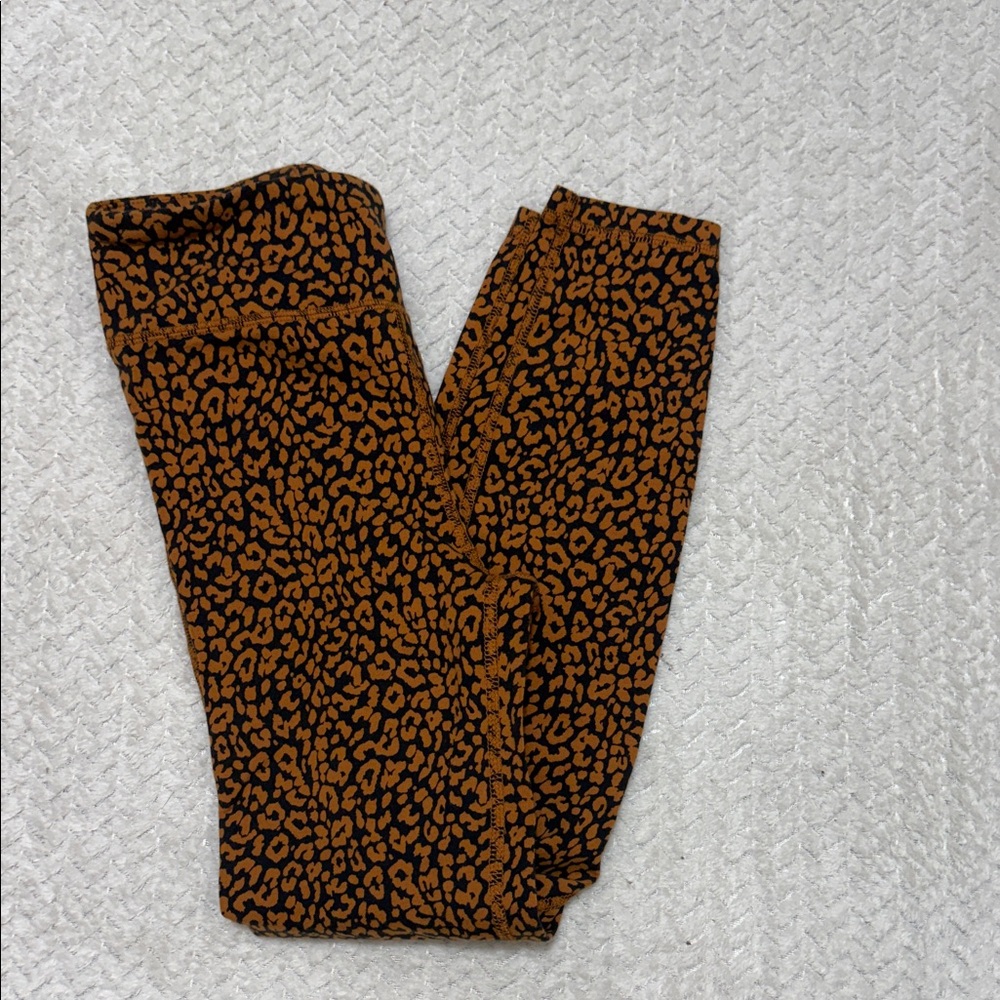 J. Crew Leopard Print Leggings - Brown and Black